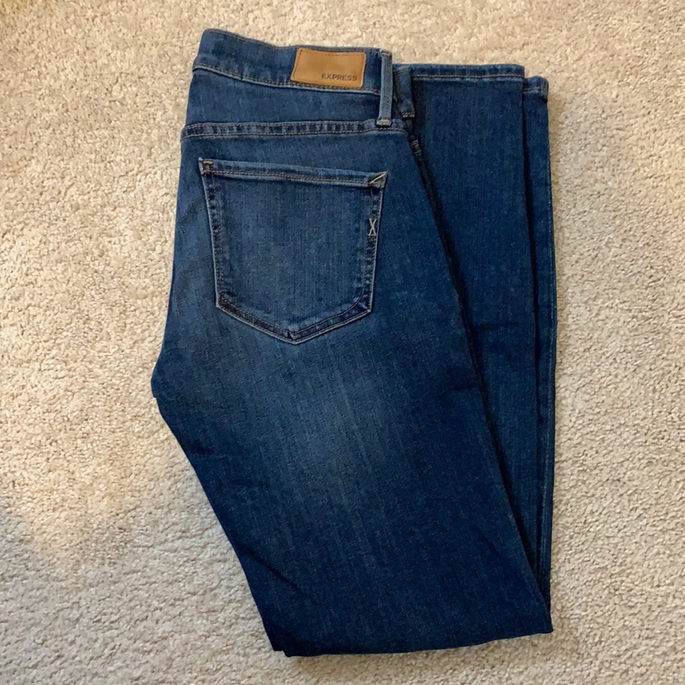 Express Skinny MidRise jeans.